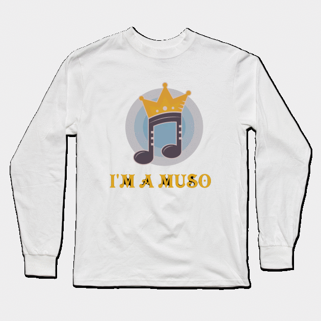 I'm a muso Long Sleeve T-Shirt by Dorran